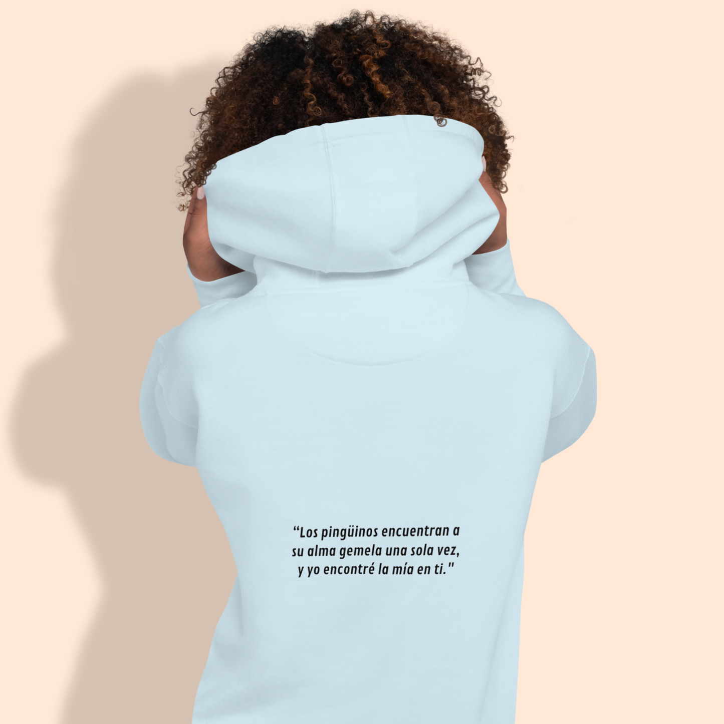 “Alma gemela” (Sudadera unisex color claro)