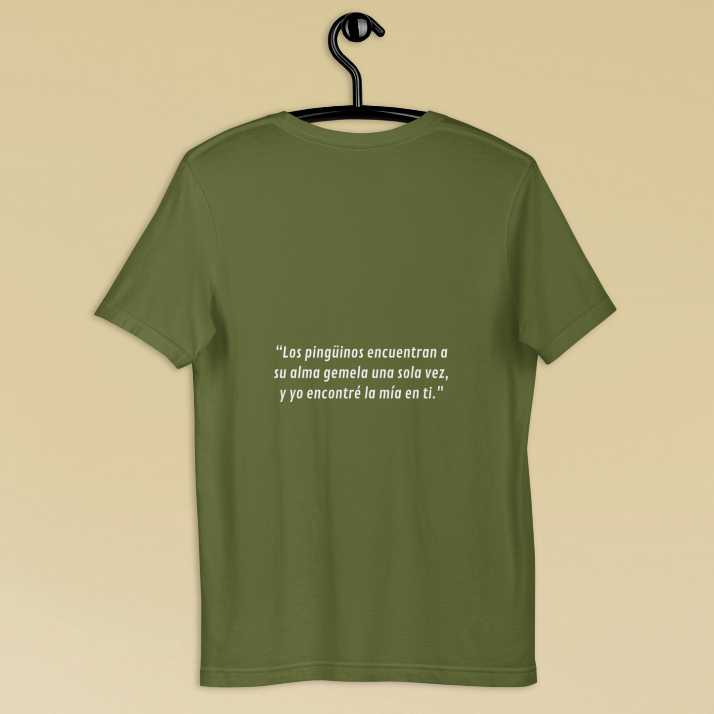 “Alma gemela" (Playera unisex color oscuro)