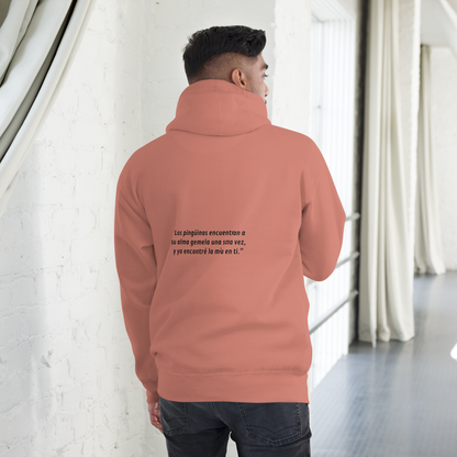 “Alma gemela” (Sudadera unisex color claro)