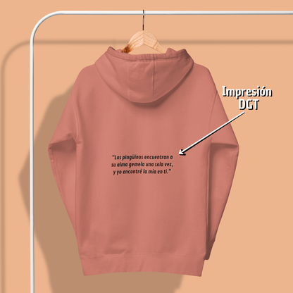 “Alma gemela” (Sudadera unisex color claro)