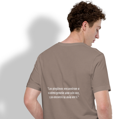 “Alma gemela" (Playera unisex color oscuro)