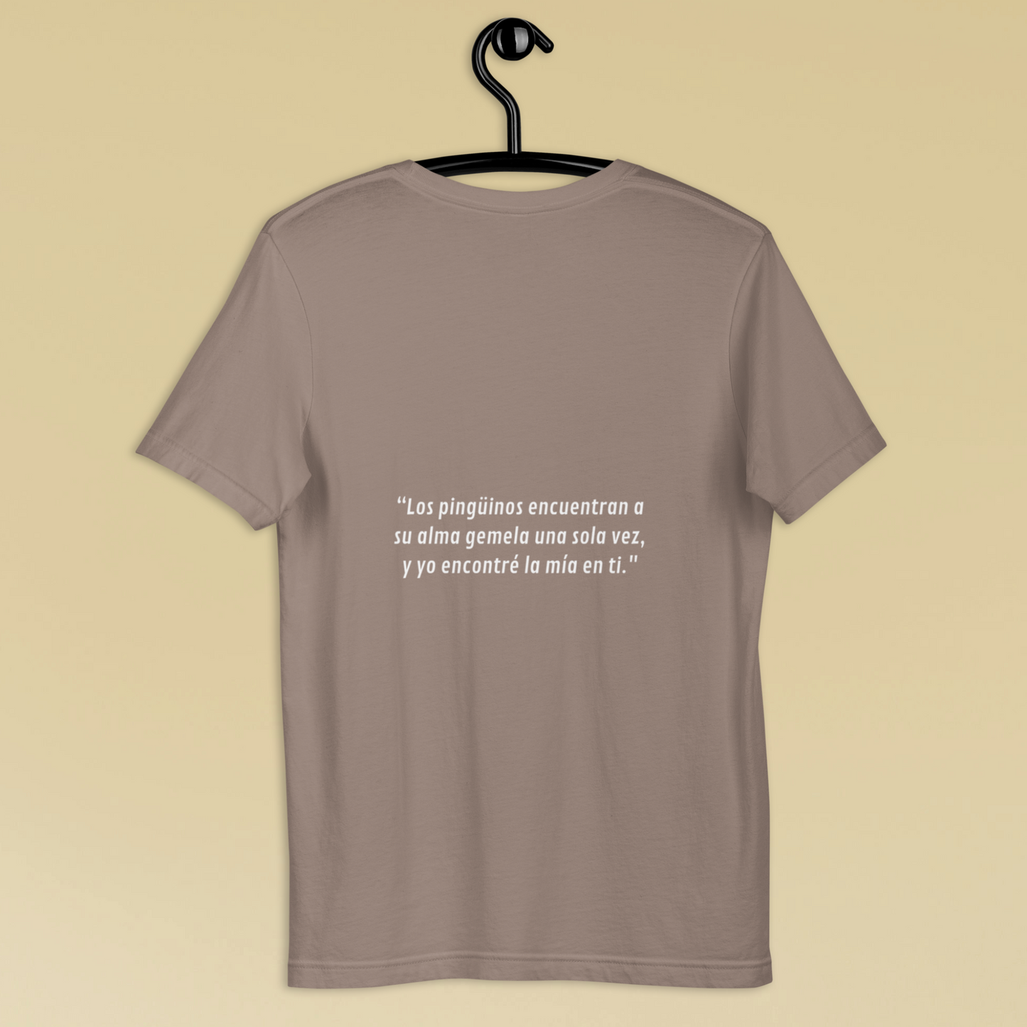 “Alma gemela" (Playera unisex color oscuro)