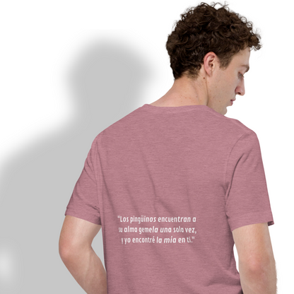 “Alma gemela" (Playera unisex color oscuro)