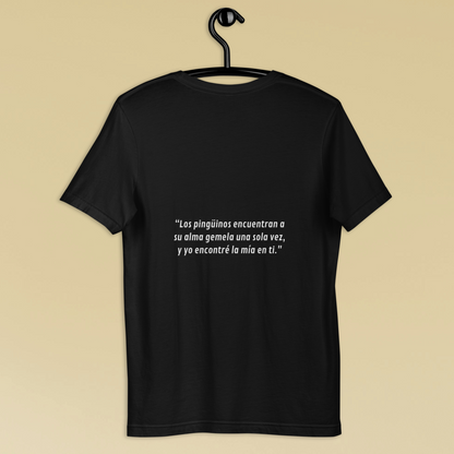 “Alma gemela" (Playera unisex color oscuro)